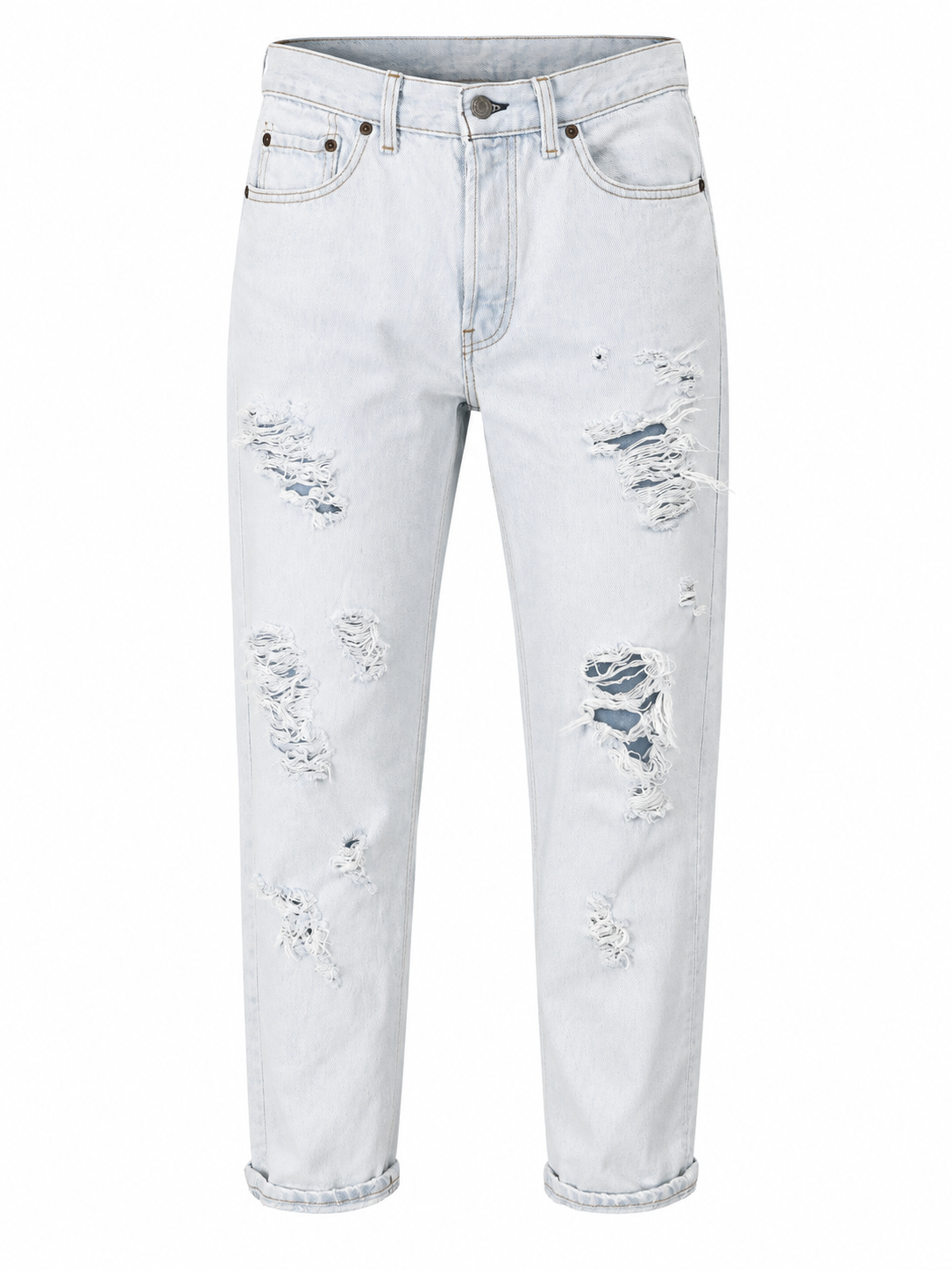 Levi's 501 egyenes szárú világoskék farmer
